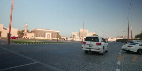 DOHA,QATAR - 5th of March, 2025: Katara Cultural Village in Doha, Qatar. Stock Footage 304677768