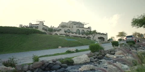 DOHA,QATAR - 5th of March, 2025: Katara Cultural Village in Doha, Qatar. Stock Footage 304678316