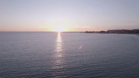 Doheny Beach Sunset. Stock Footage 235384130