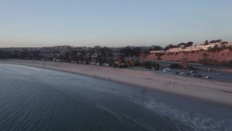 Doheny Beach Sunset. Stock Footage 235385241