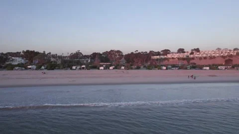 Doheny Beach Sunset. Stock Footage 235386142