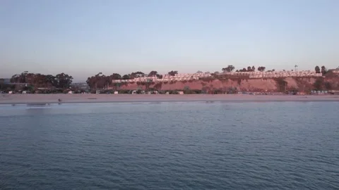 Doheny Beach Sunset. Stock Footage 235387003