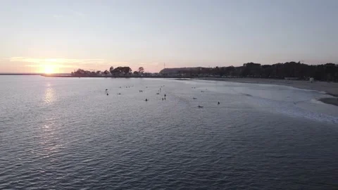 Doheny Beach Sunset. Stock Footage 235387831