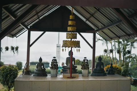 Doi Chang Mup viewpoint . Stock Photos