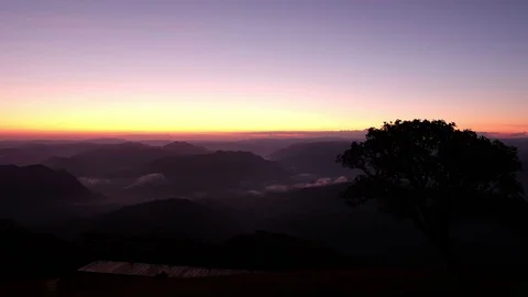 Doi Pui Co in Mae Hong Son Stock Footage 127856276