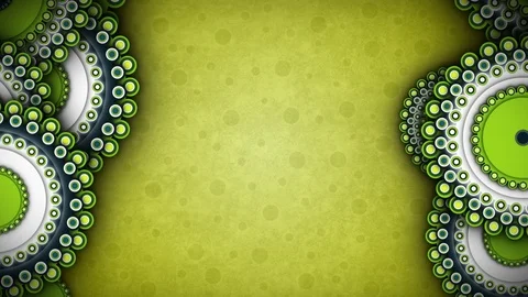 Doily Turns. Circular patterns and free center Stock Footage 104159239