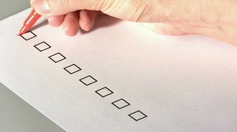 Doing checklist Stockbeeldmateriaal 540517