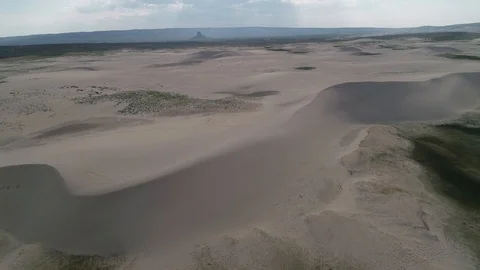 Doing the dunes with a drone Stock Footage 96356019