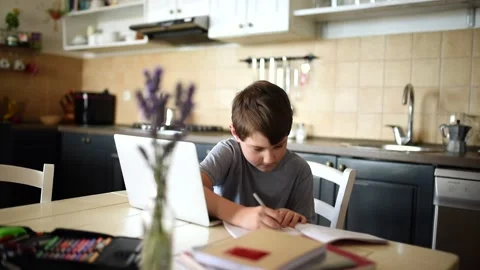Doing homework Stock Footage 133120243