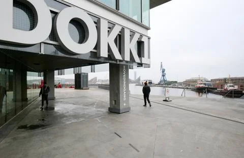 DOKK1 Harbour Aarhus Library Stock Photos