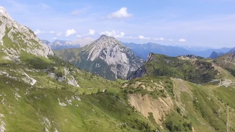 D'Olbe lake from above Stock Footage 111070683