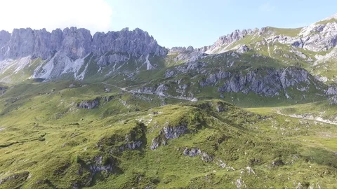 D'Olbe lake from above Stock Footage 111070921