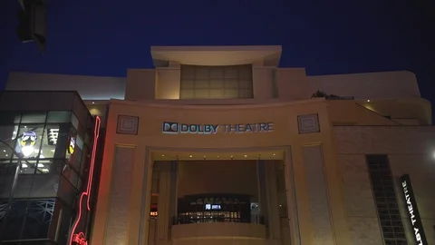 Dolby Theatre in Hollywood Stock Footage