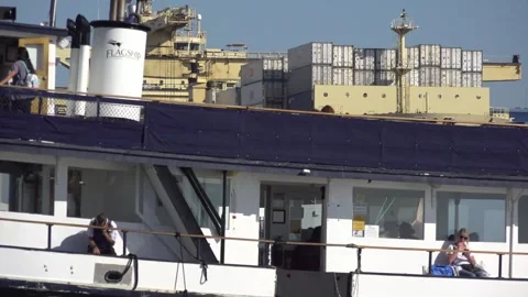 Dole Corporation Ship at Dock Stock Footage 248721655