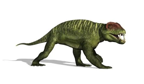 Doliosauriscus Dinosaur Stock Illustration