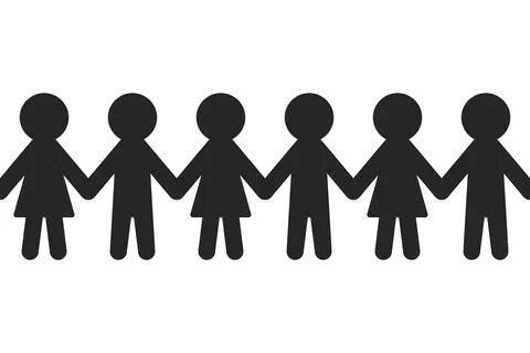 Doll Chain Pattern Vector 스톡 일러스트