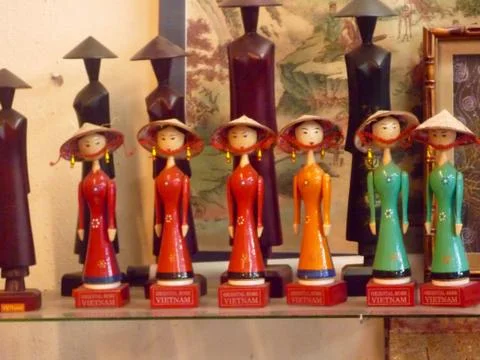 Doll display in Hanoi Stock Photos