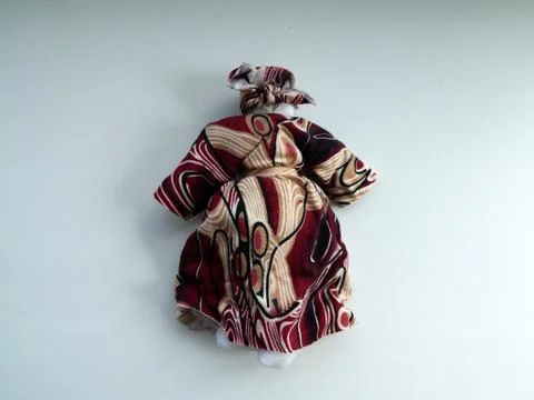 Doll handmade and retro objects composition 库存照片