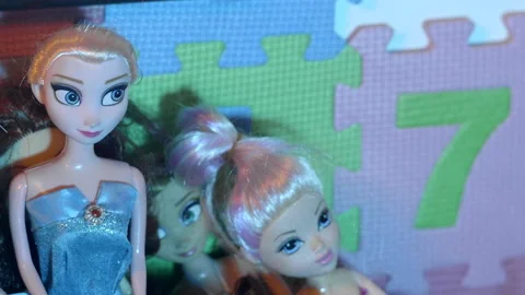 Doll Horror Dolls Hanging Stock Footage 234326343