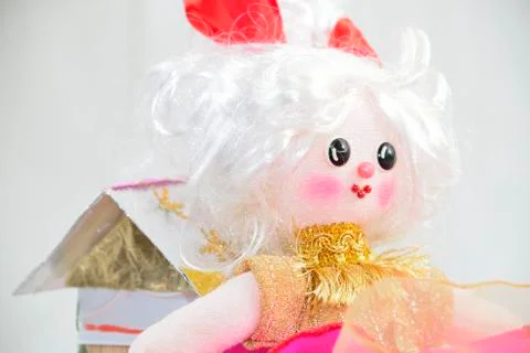 Doll with house Stock Photos
