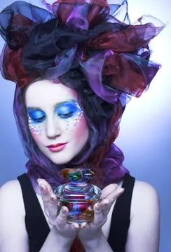 Doll-lady. Stock Photos