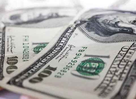 Dollar and euro notes. Stock Photos