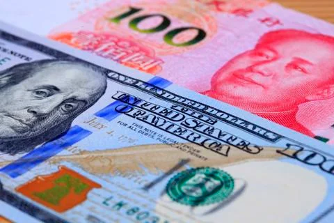 Dollar and RMB Stock Photos