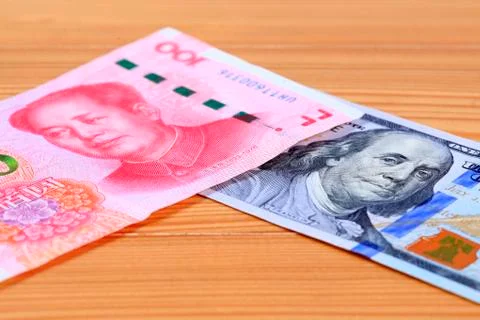 Dollar and RMB Stock Photos
