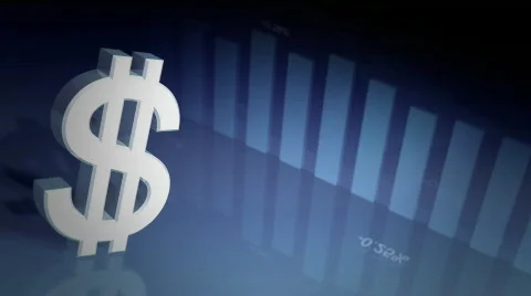 Dollar and Stock Stock Footage 832010