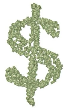 Dollar background Stock Illustration