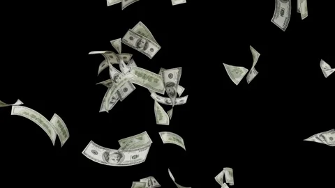 Dollar Bank Note explosion Animation. 库存影片 320326965