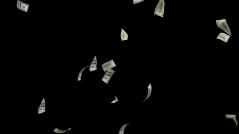 Dollar Bank Note explosion Animation. Vídeos de archivo 320326969