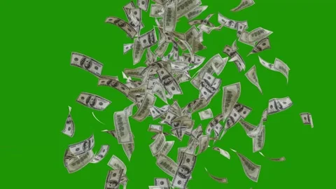 Dollar Bank Note explosion Animation. Vídeos de archivo 320326998