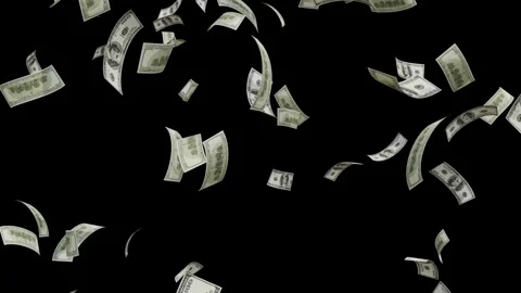 Dollar Bank Note explosion Animation. Vídeos de archivo 320327041