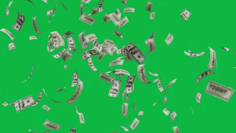 Dollar Bank Note explosion Animation. Vídeos de archivo 320327047