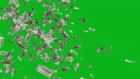 Dollar Bank Note explosion Animation. Vídeos de archivo 320327061