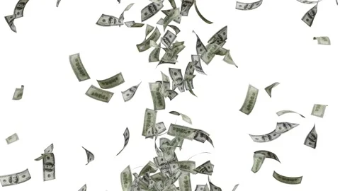 Dollar Bank Note explosion Animation. Vídeos de archivo 320327088
