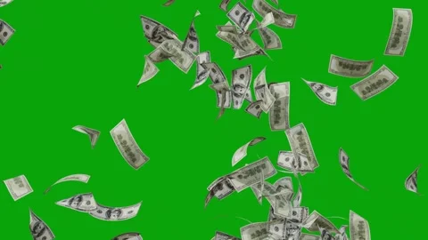 Dollar Bank Note explosion Animation. Vídeos de archivo 320327090