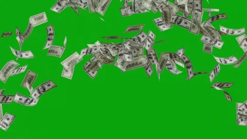 Dollar Bank Note explosion Animation. Vídeos de archivo 320327091