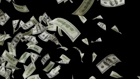 Dollar Bank Note explosion Animation. Vídeos de archivo 320327102