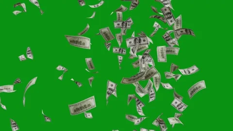 Dollar Bank Note explosion Animation. Vídeos de archivo 320327115