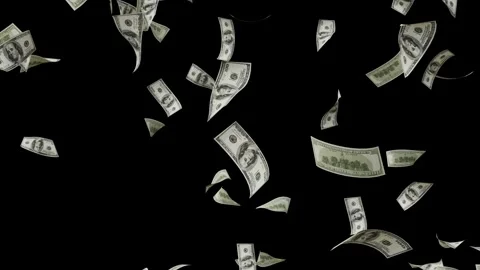 Dollar Bank Note explosion Animation. Vídeos de archivo 320327123