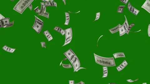 Dollar Bank Note explosion Animation. Vídeos de archivo 320327137