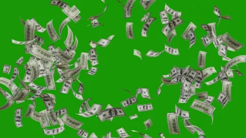 Dollar Bank Note explosion Animation. Vídeos de archivo 320327139