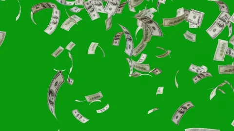 Dollar Bank Note explosion Animation. 스톡 동영상 320327159