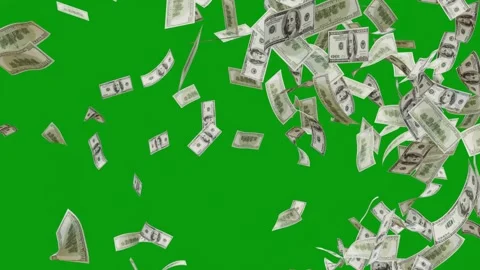 Dollar Bank Note explosion Animation. 스톡 동영상 320327160
