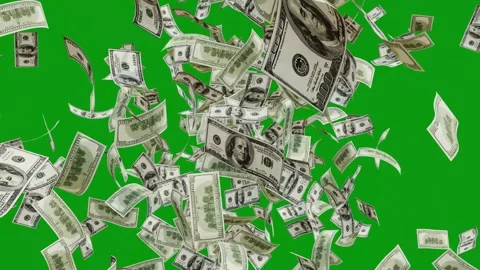 Dollar Bank Note explosion Animation. 스톡 동영상 320327162