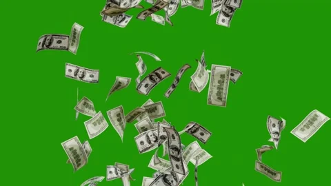Dollar Bank Note explosion Animation. 스톡 동영상 320327164