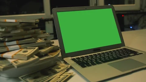 Dollar banknote bundle 100 USD money. Concept of financial success. 스톡 동영상 248101034