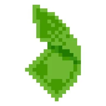 Dollar banknote falling pixel art, vector retro 8 bit video game curve green Stock Illustration